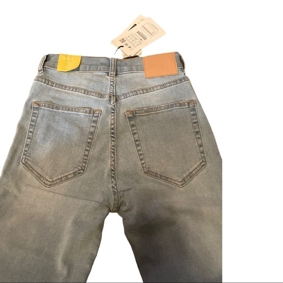 ASOS design Pull&Bear basic high rise skinny jeans in light blue - Picture 6 of 13